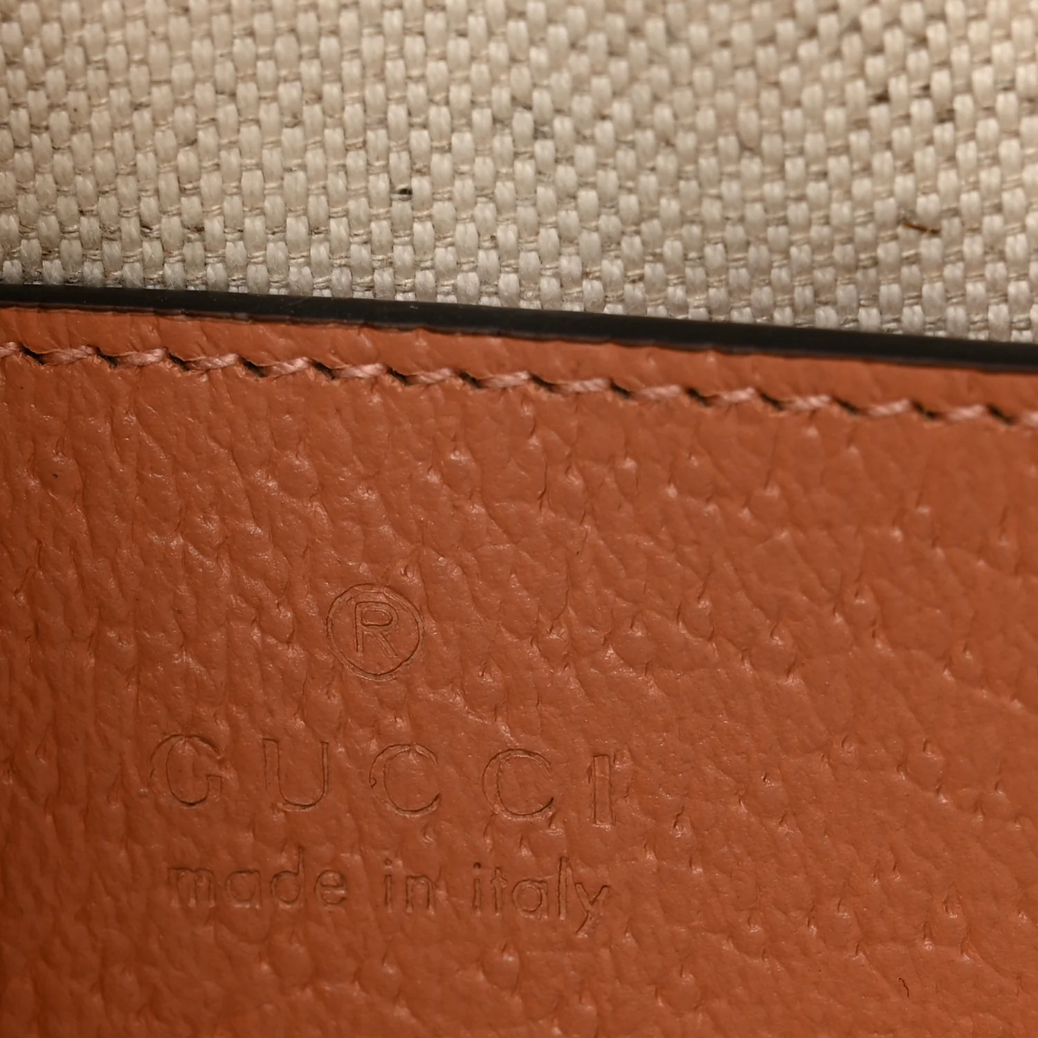 Monogram Textured Dollar Calfskin Mini Ophidia Shoulder Bag Cloche Rose Pink - Top Club