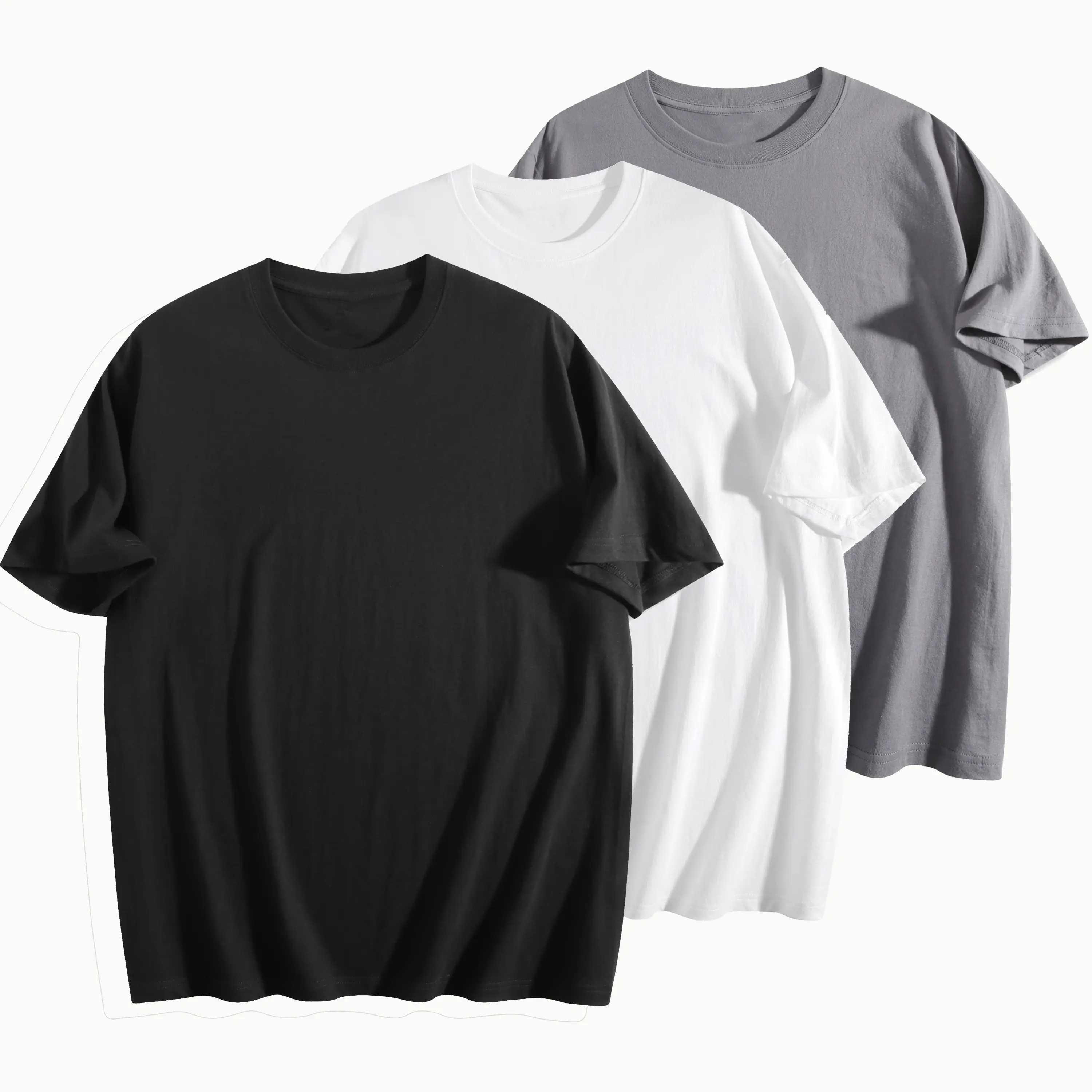 100% Cotton 180g Classic Fit Basic Tee, Unisex Year-Round Essential Top, Build Your Pack (3/6/9 Pieces)