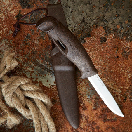 Light My Fire Swedish FireKnife BIO 2in1 cocoshell - Cuchillo escandinavo con Ferrocerio