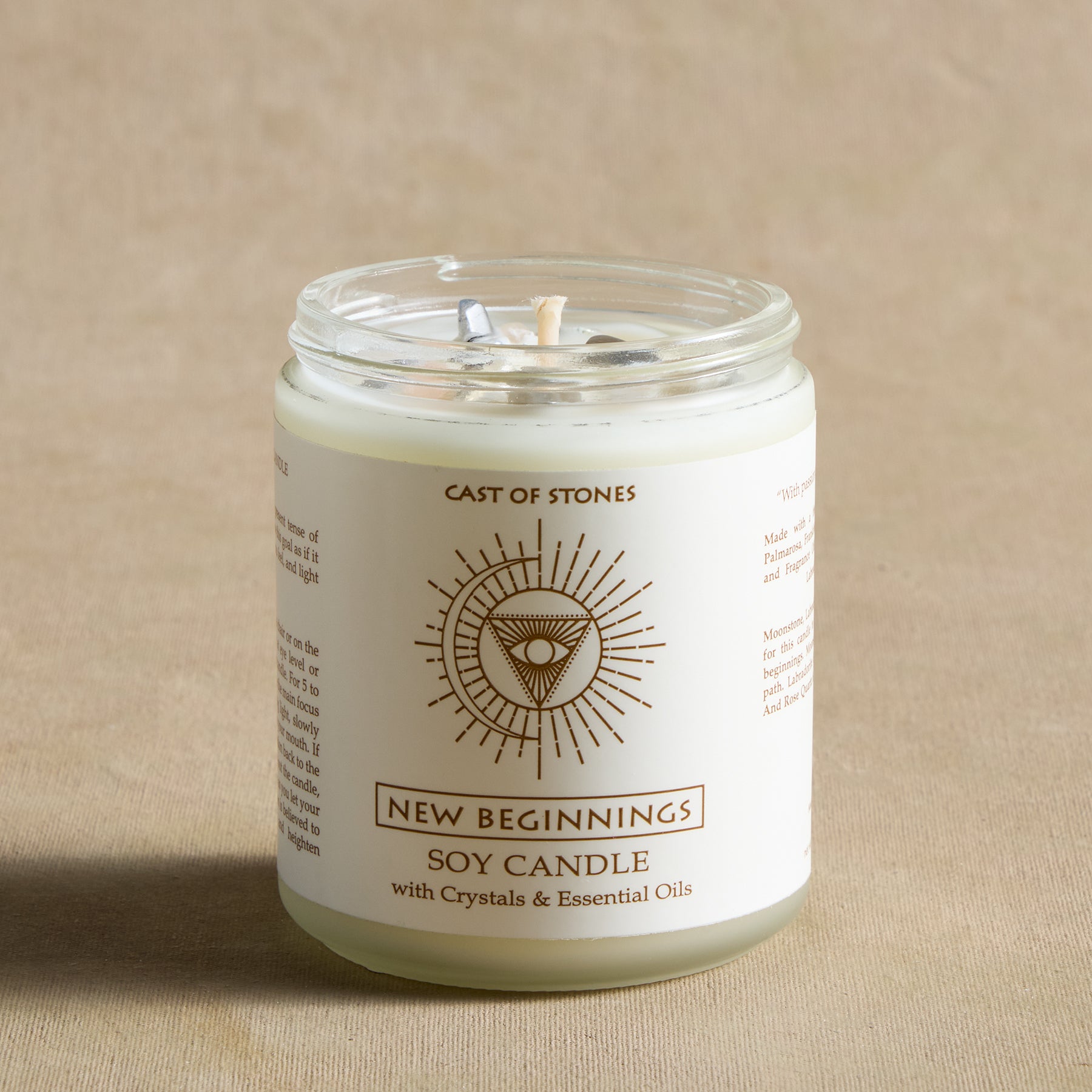 Cast of Stones Crystal Candles - Sundance Living