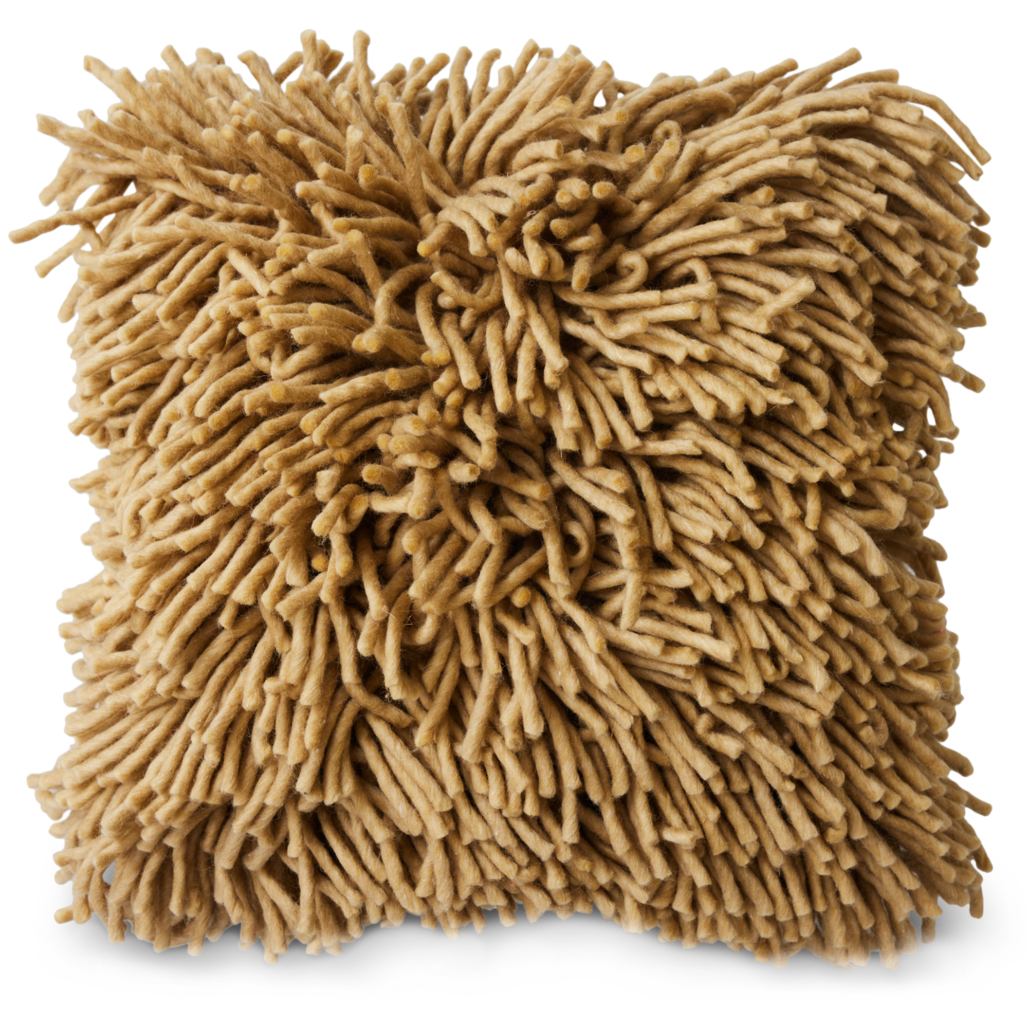 Sierkussen Rugged woolen 50x50 cm olive