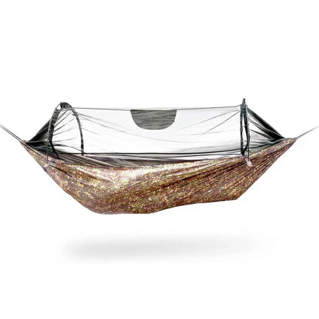 Nordic Rold Woods Bett beige - Cama de glamping