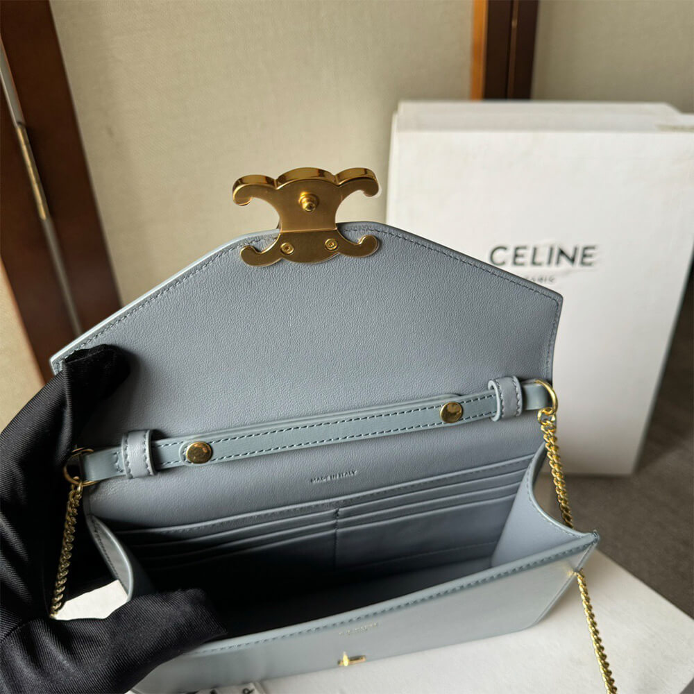 WALLET ON CHAIN MARGO in Shiny calfskin(HIGH-END GRADE) - Top Club