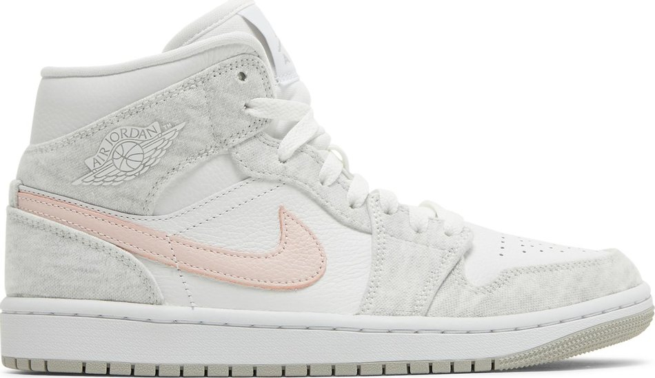 Wmns Air Jordan 1 Mid SE  Light Iron Ore  DN4045-001 - Sneaker Replica Workshop