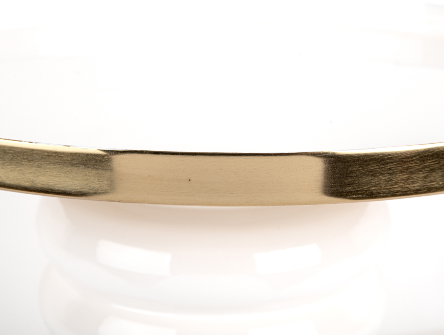 Side table Ruby enamel white