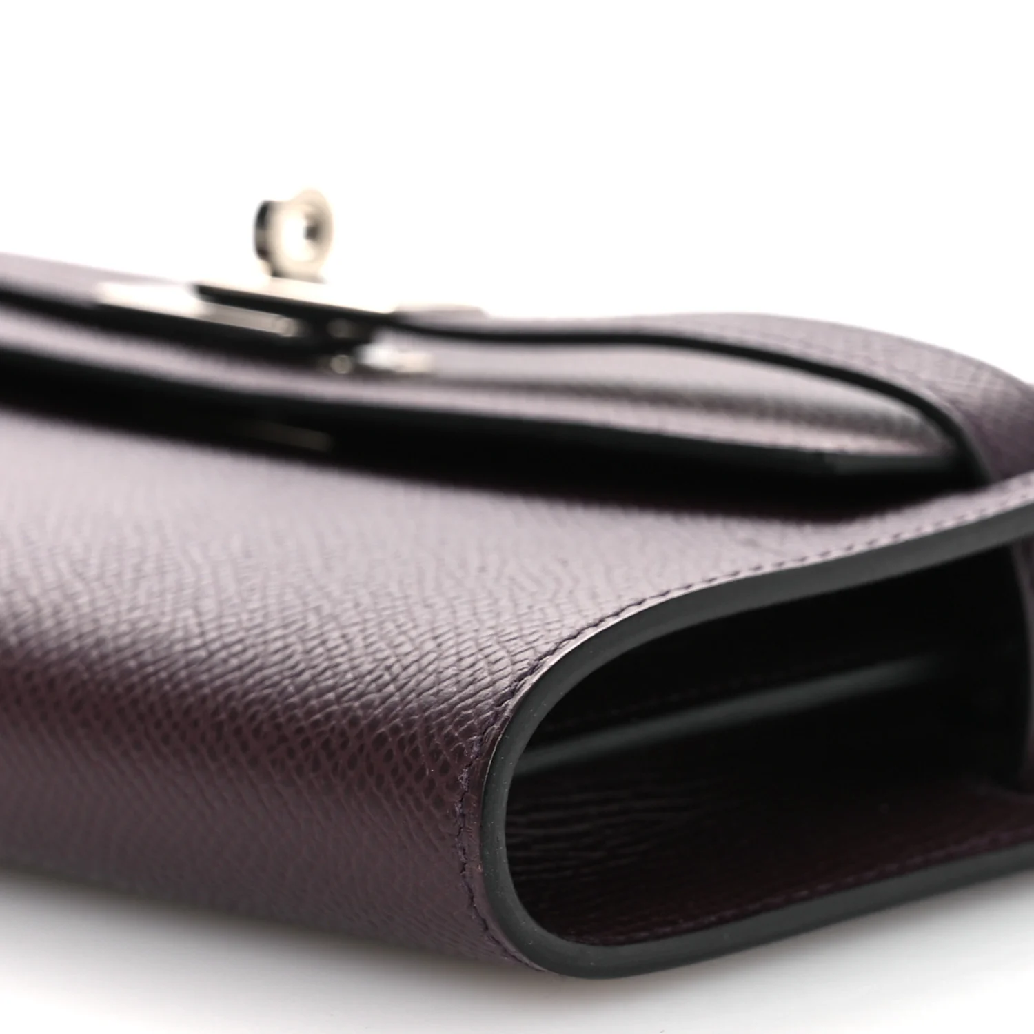 Epsom Kelly Wallet To Go Rouge Sellier - Top Club