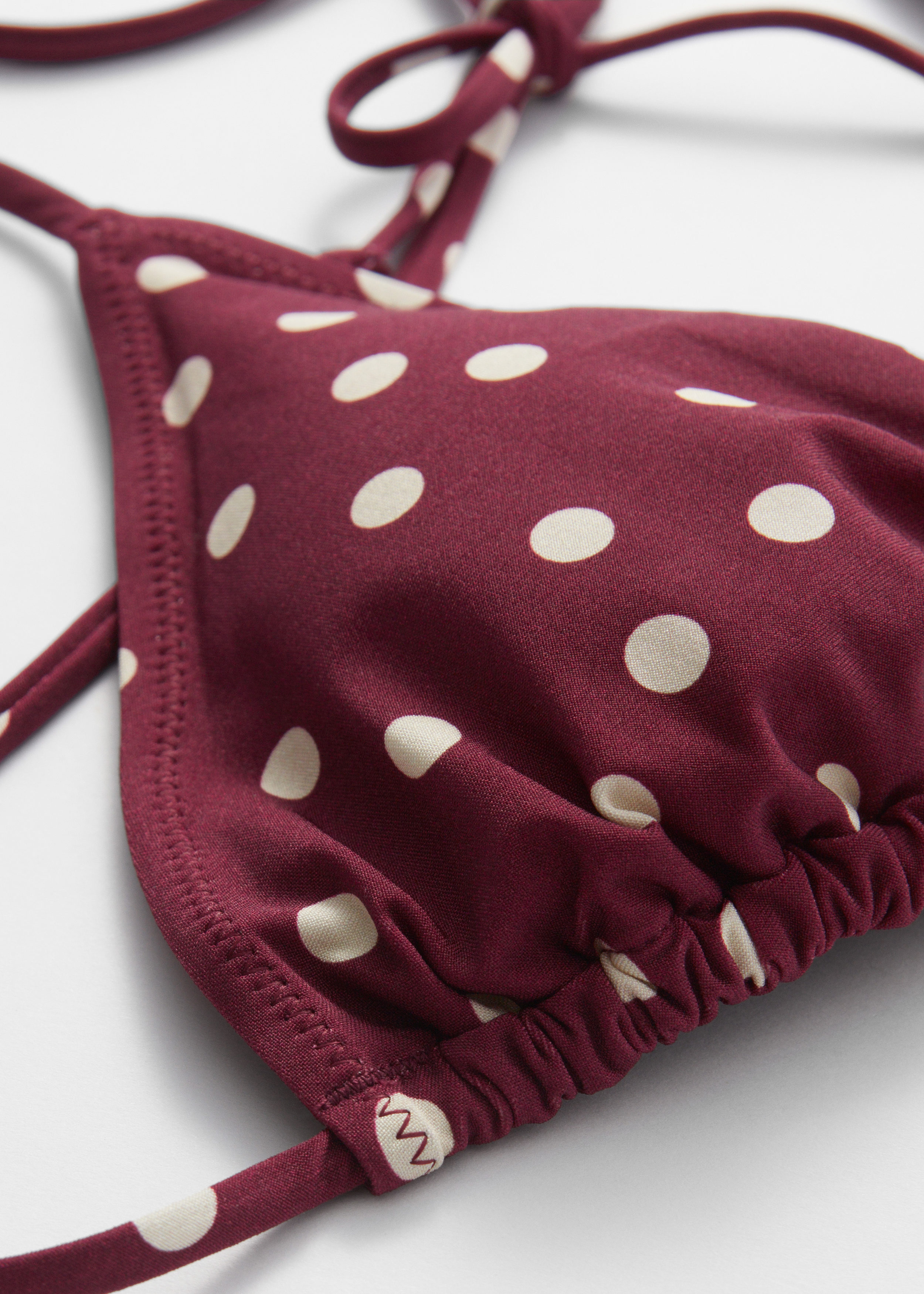 & Other Stories HALTERNECK TRIANGLE BIKINI TOP