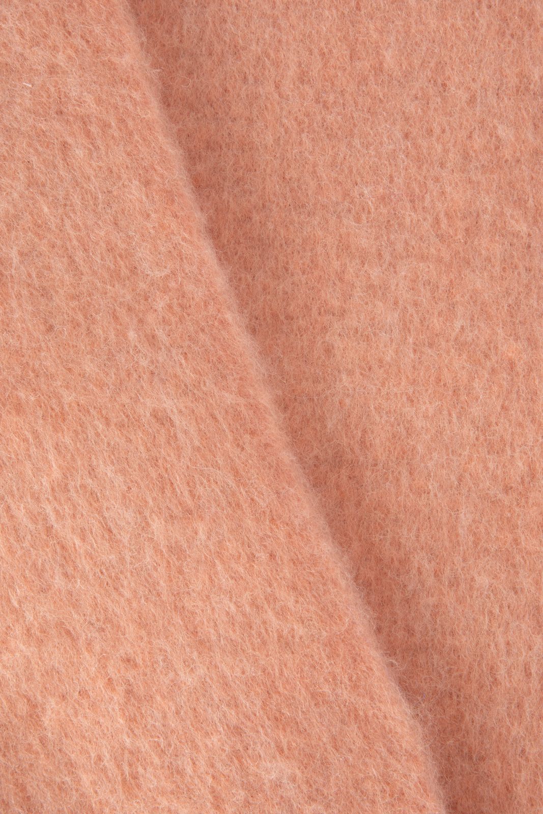 Oranje sjaal met franjes