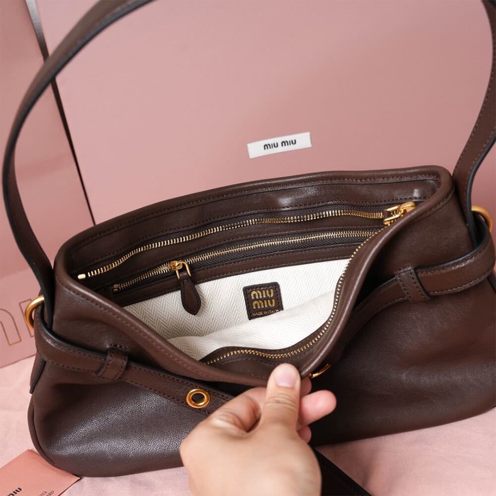 MIUMIU Regular Aventure nappa leather bag(HIGH-END GRADE) - Top Club