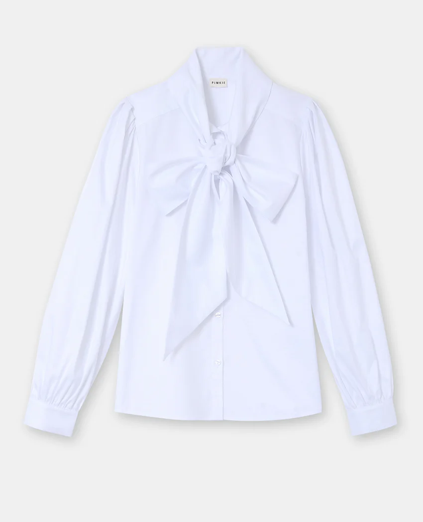 Pimkie Chemise col lavalière avec manches ballons