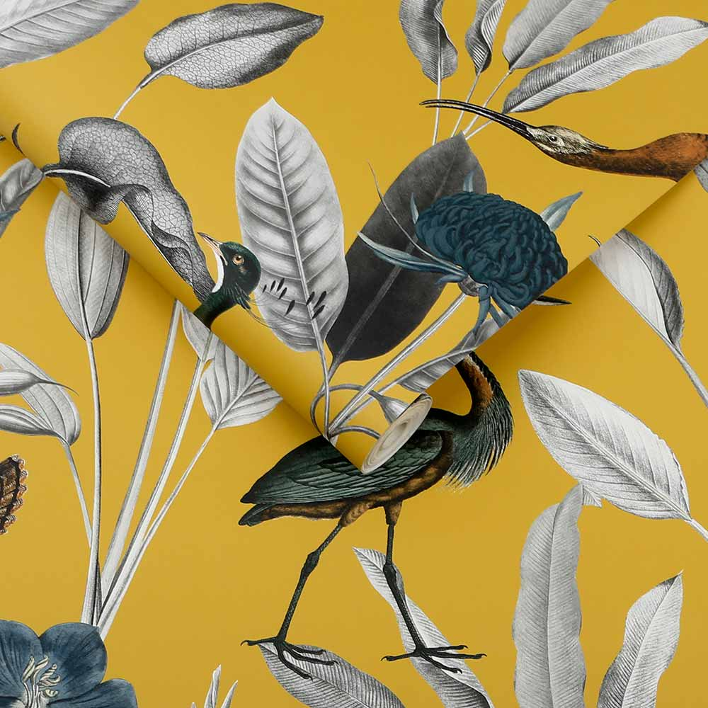 Graham & Brown  vliesbehang  Glasshouse Mustard Graham & Brown  vliesbehang  Glasshouse Mustard