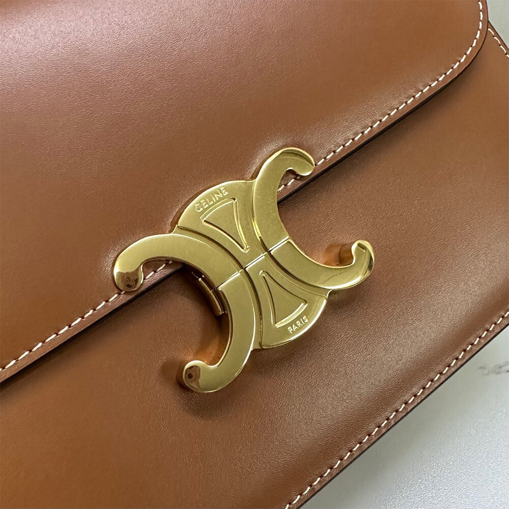 CELINE CLASSIQUE TRIOMPHE BAG in shiny calfskin(HIGH-END GRADE) - Top Club