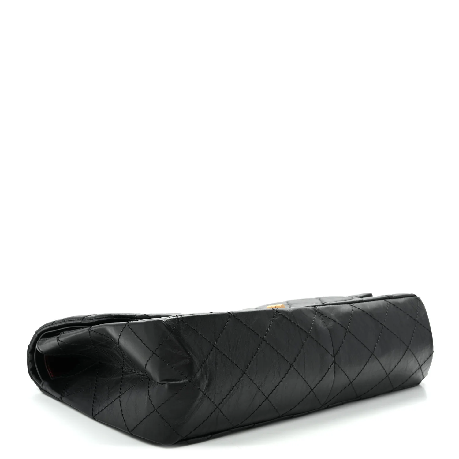 Aged Calfskin Quilted 2.55 Reissue 227 Flap Black - Top Club