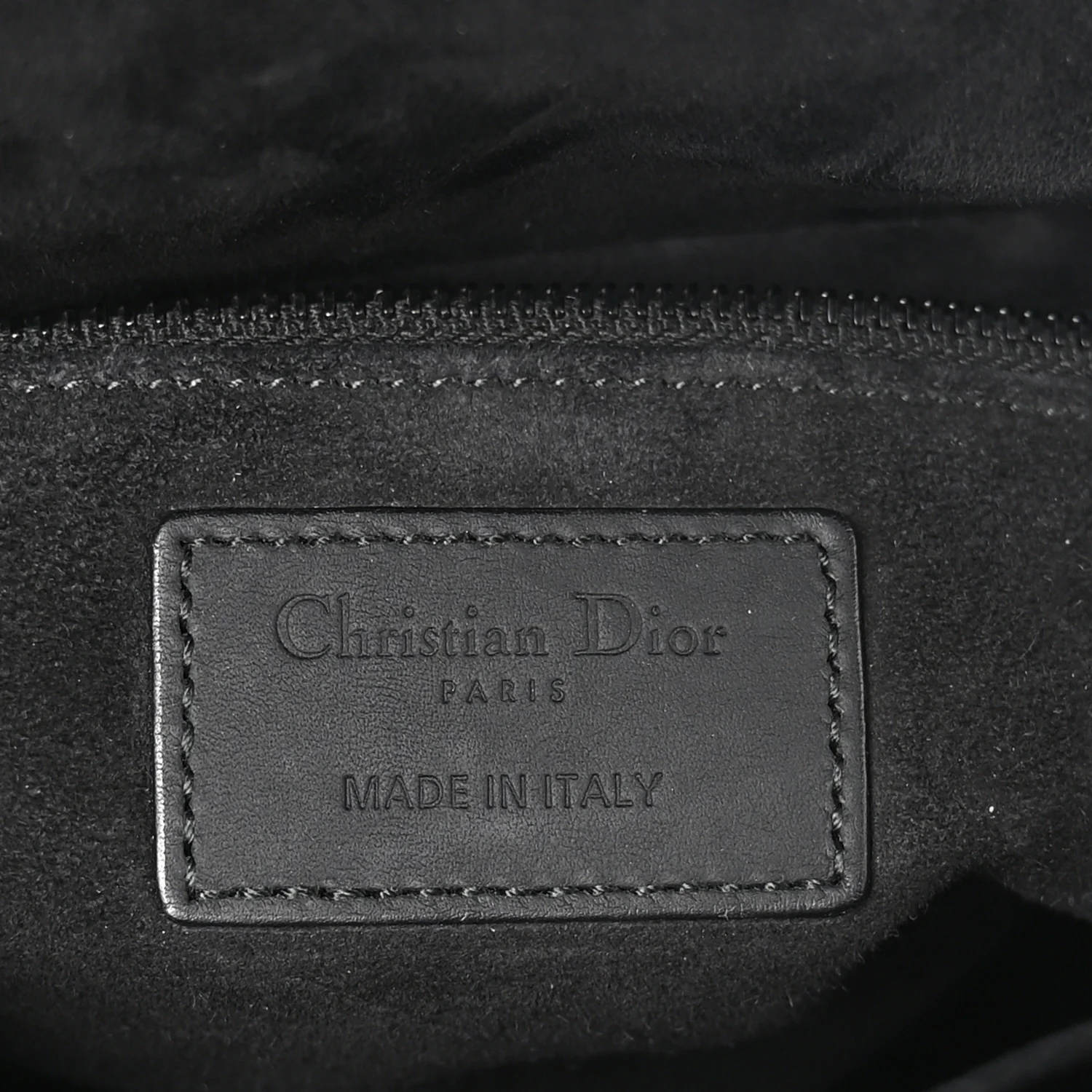 Ultra Matte Calfskin Cannage Medium Lady Dior Black - Top Club