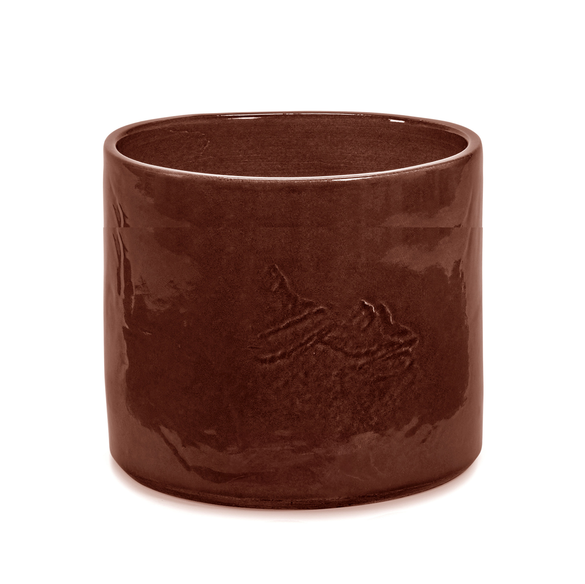 Bloempot Vaso 02 brown H19