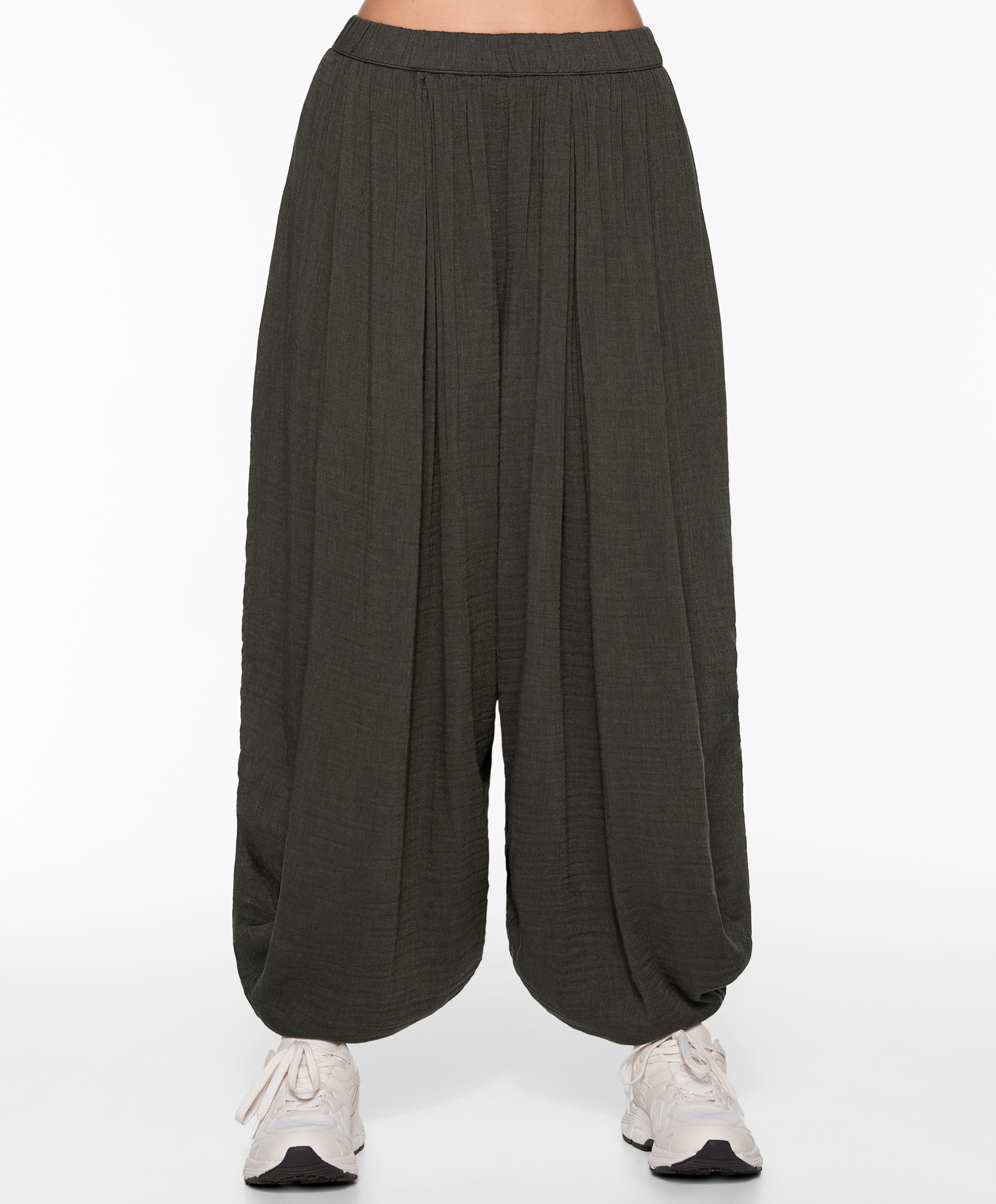 OYSHO Balloon trousers with cotton
