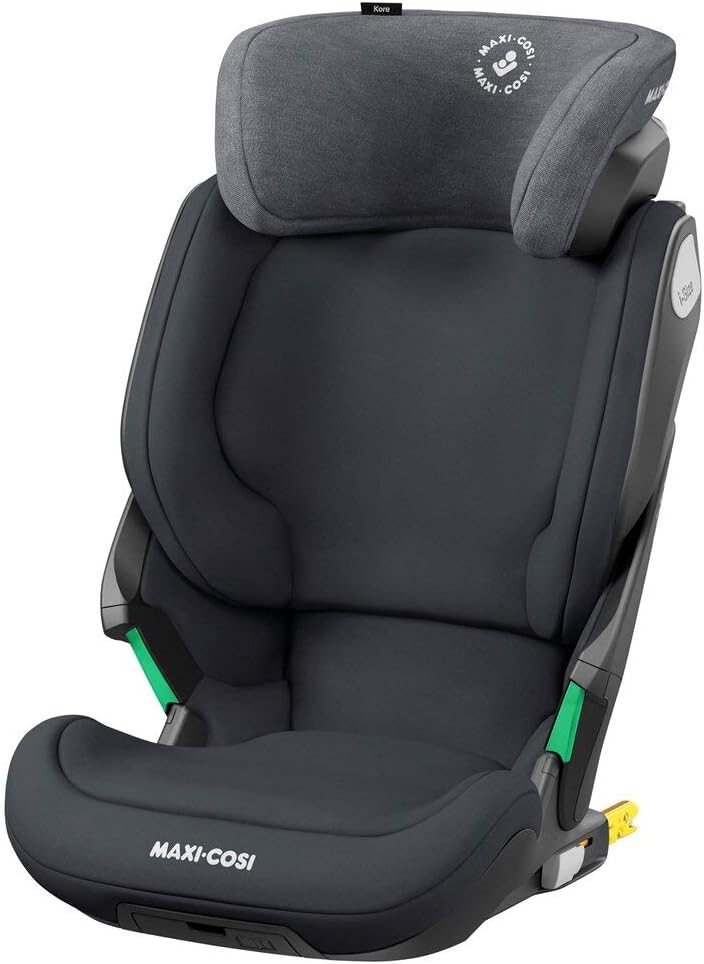 Maxi-Cosi Kore i-Size Seggiolino auto per bambini 3,5 - 12 anni, 100 - 150 cm, ISOFIX, Altezza/Larghezza regolabile, Sistema di protezione laterale SPS Plus, Authentic Graphite