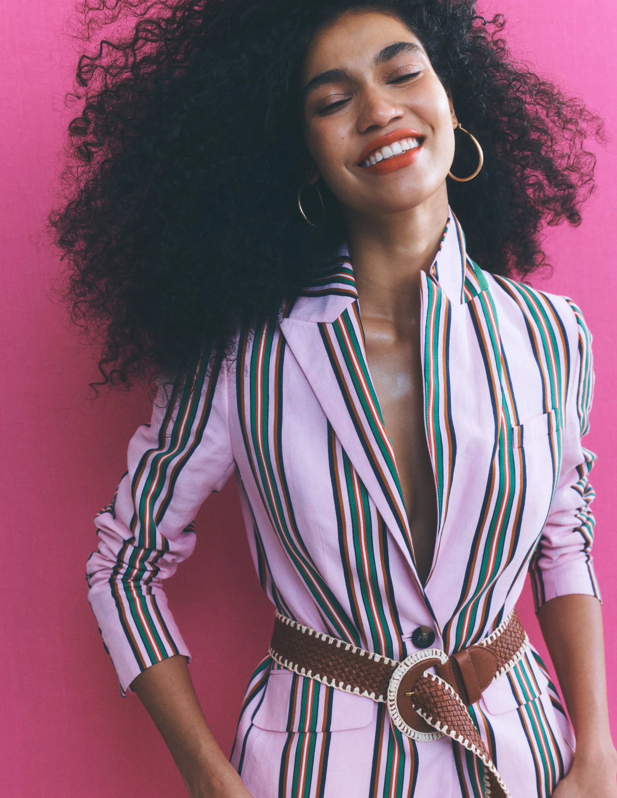 Caprihose-Sattes Smaragdgrün, Vichykaro