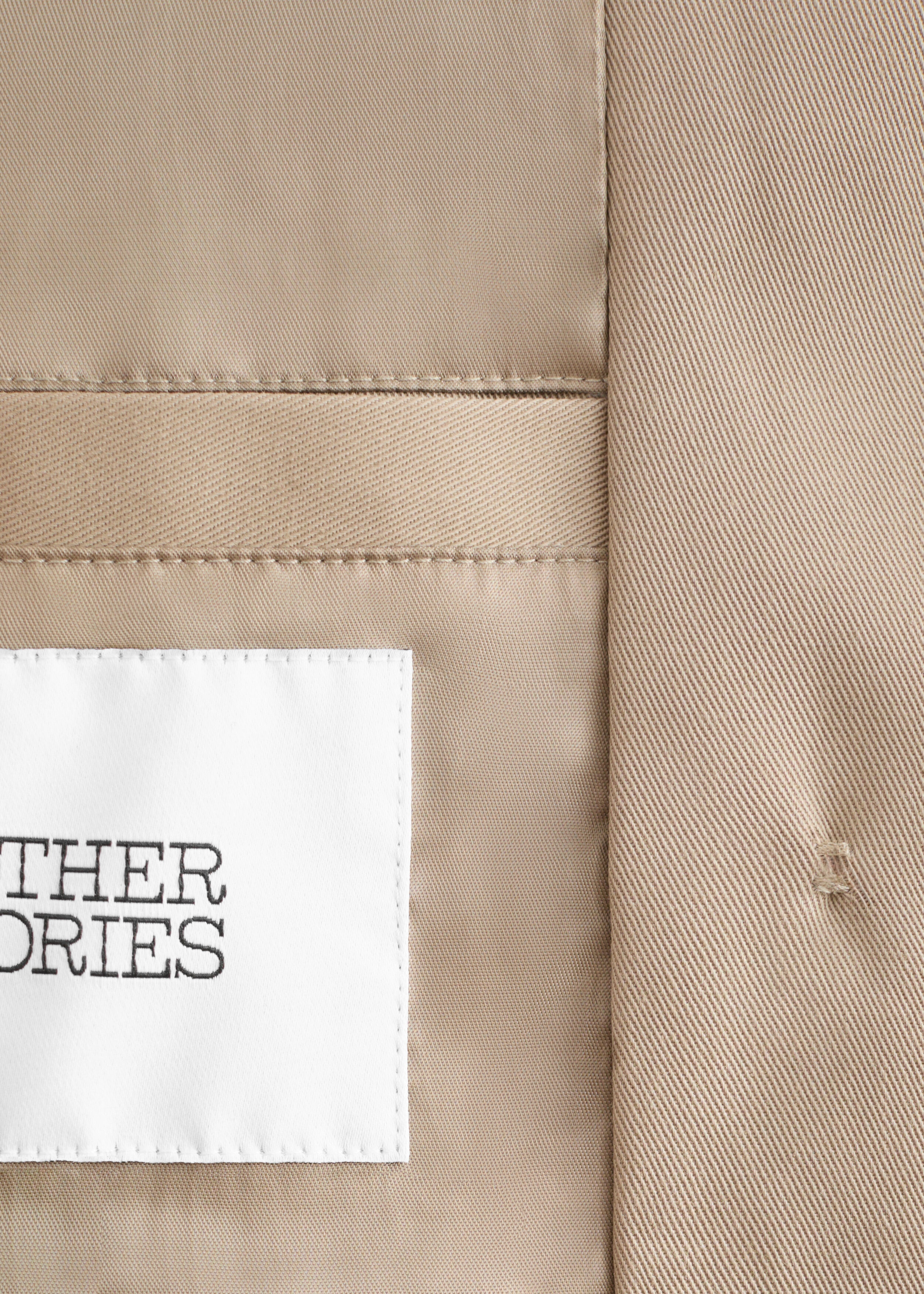& Other Stories DOUBLE-BREASTED TRENCH COAT