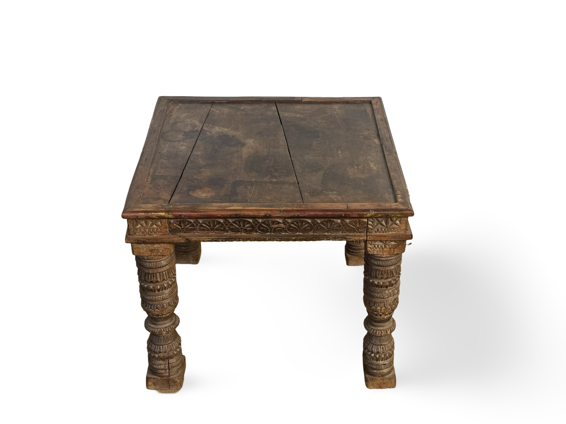 Salontafel vierkant snijwerk uniek Salontafel vierkant uniek