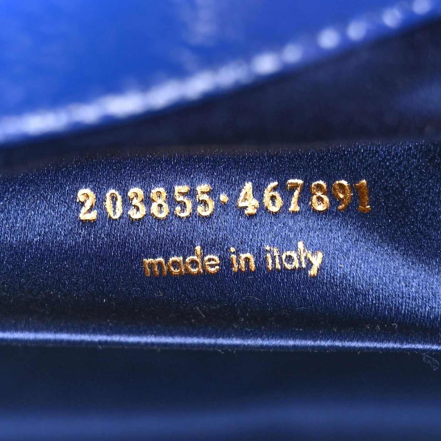 Textured Patent Monogram Large Belle De Jour Clutch Royal Blue - Top Club