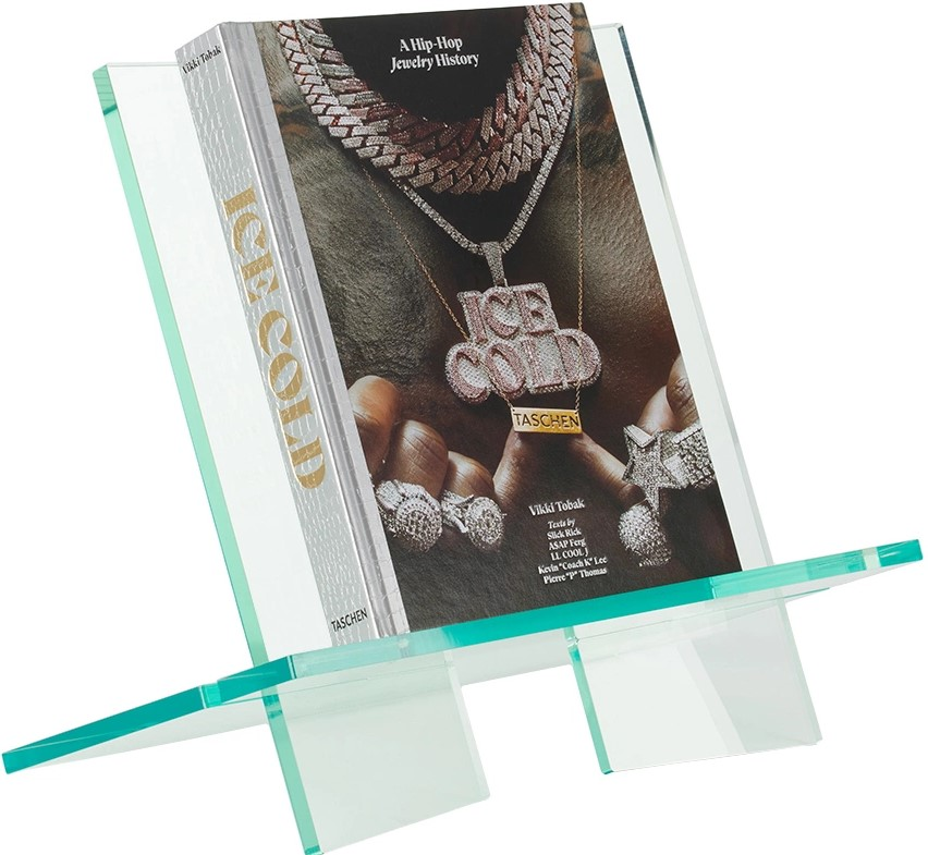 Boekenstandaard L Crystal Green