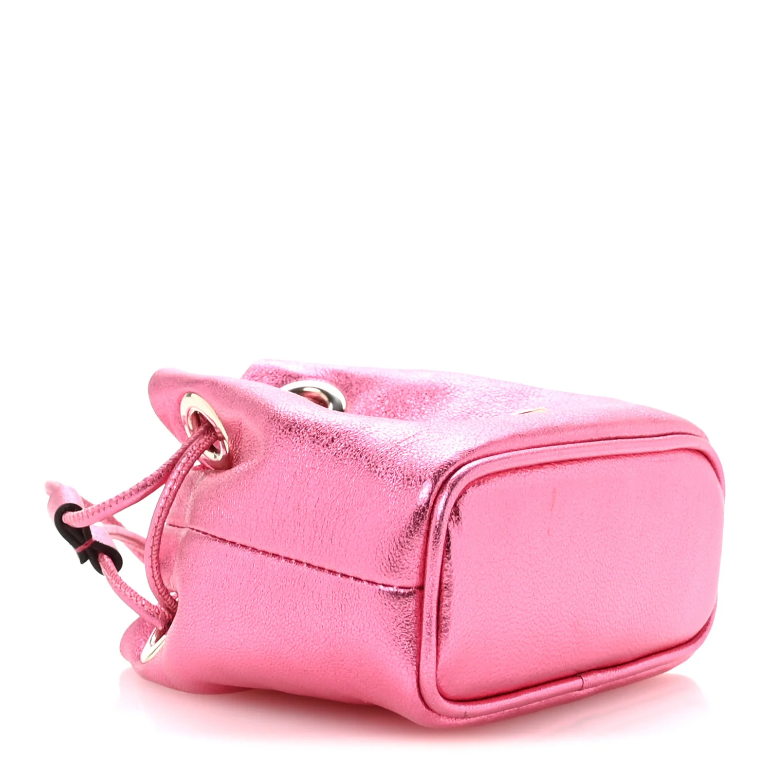 Metallic Nappa Mini Marcheline Shoulder Bag Peony - Top Club