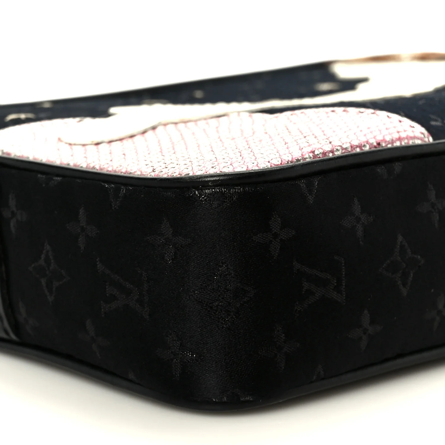 Satin Mini Monogram Conte De Fees Pochette Black - Top Club