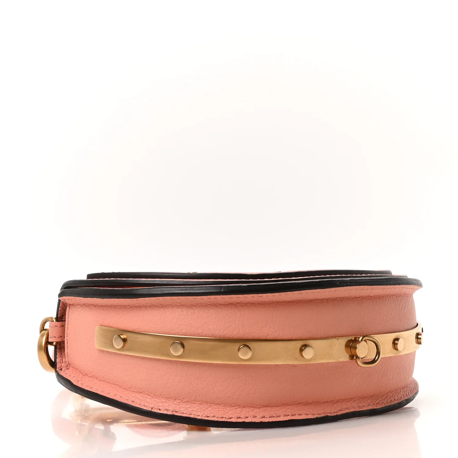 Calfskin Small Nile Bracelet Minaudiere Bag Ideal Blush - Top Club