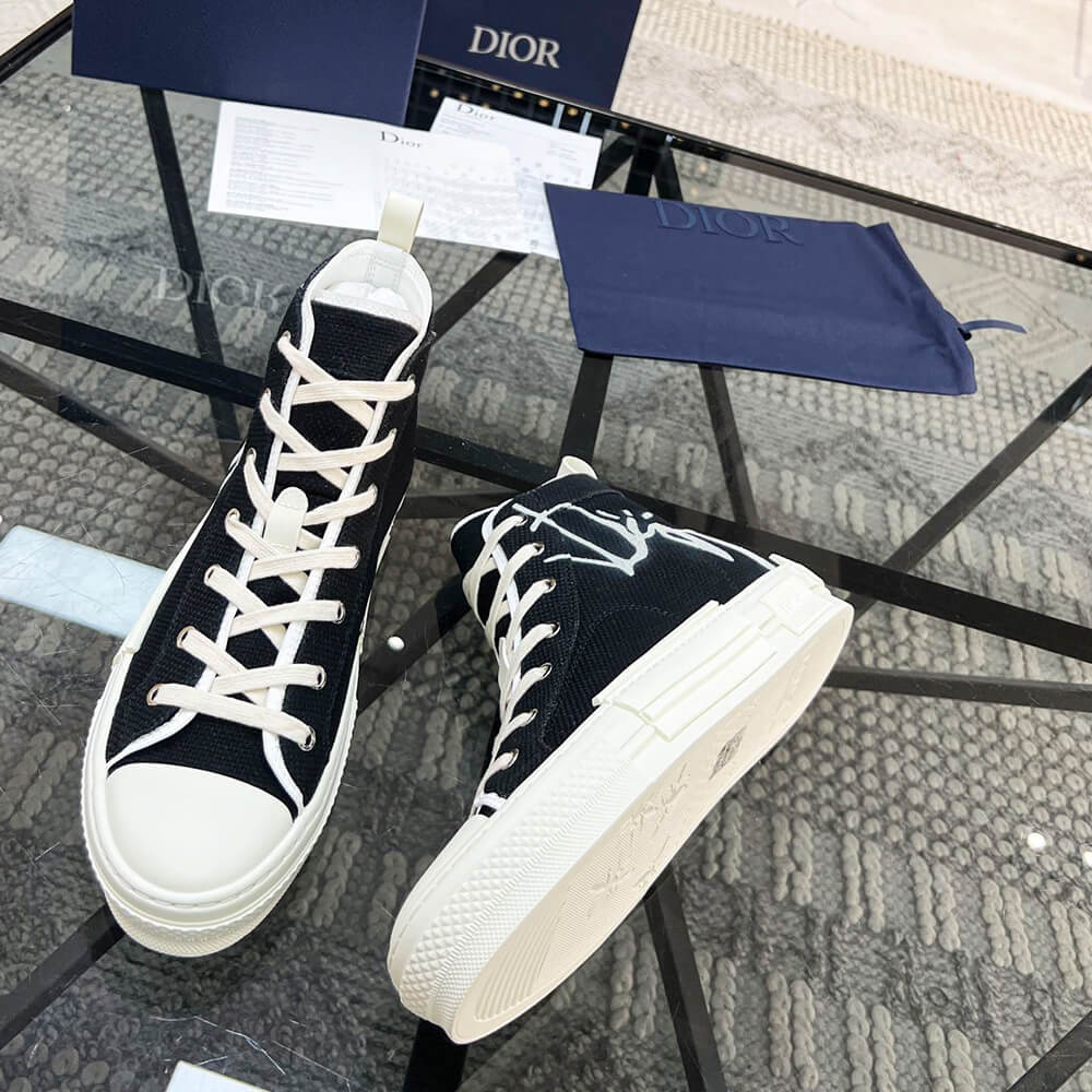B23 CACTUS JACK DIOR HIGH-TOP SNEAKER - Top Club
