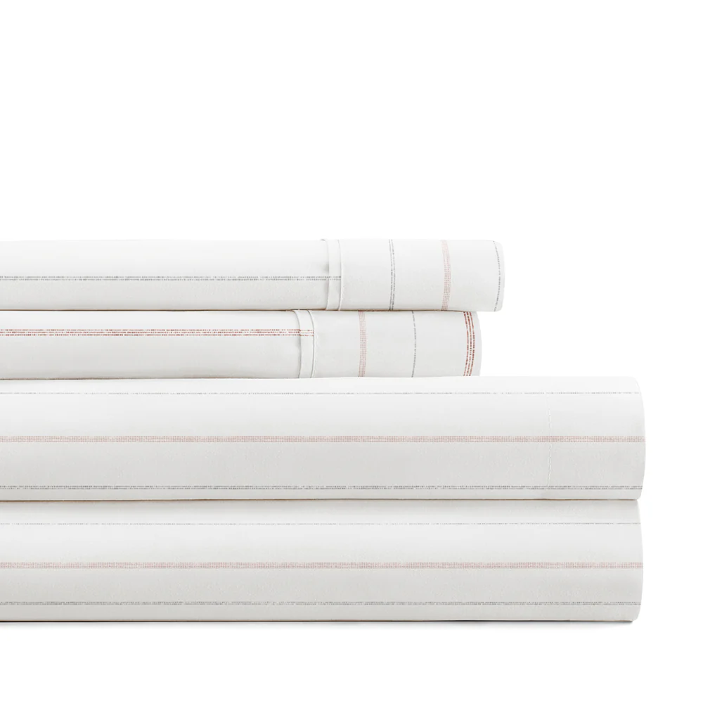 Soft Stitch Stripe 4-Piece Pattern Sheet Set (Sale)