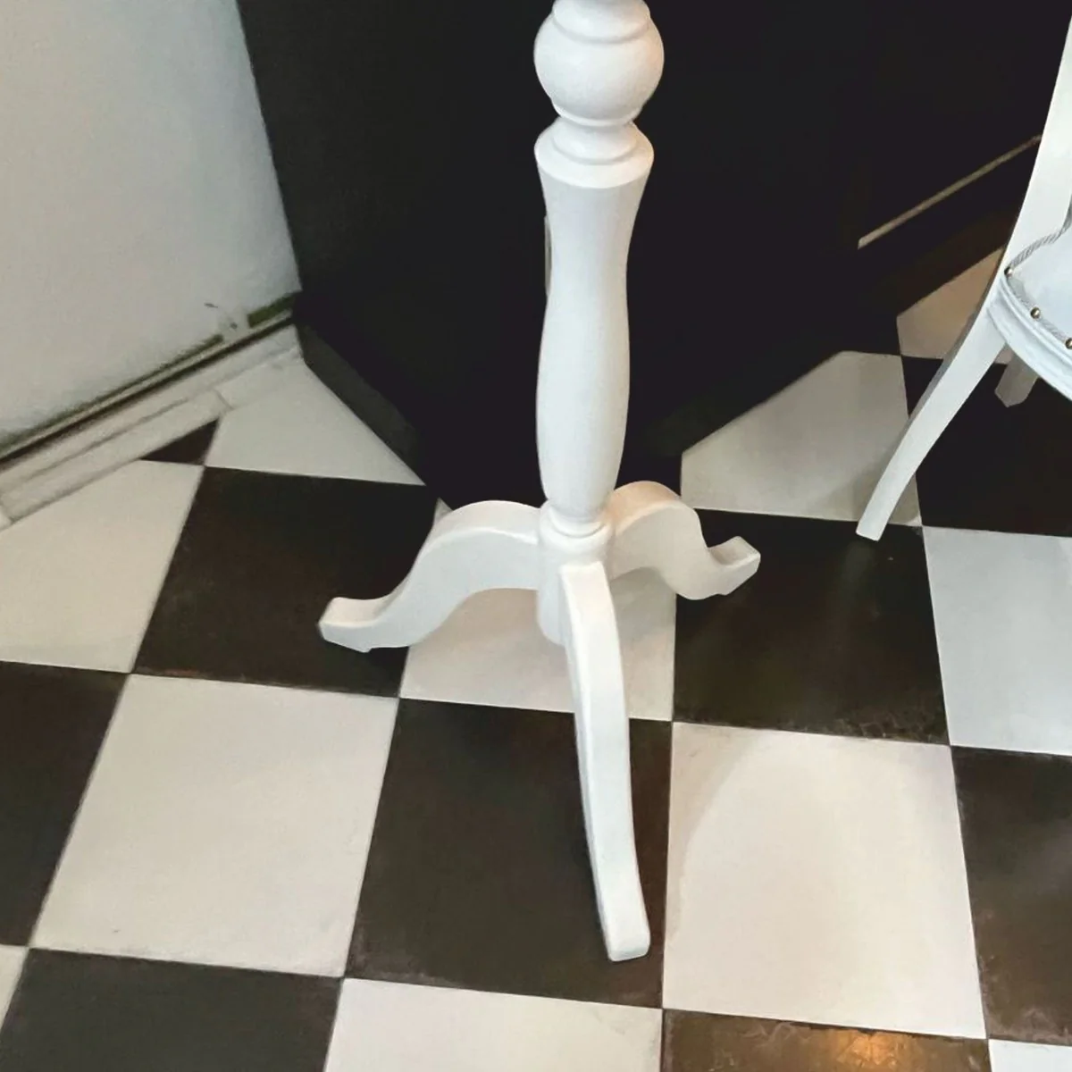 Country house style coat stand white H. 200 cm - wardrobe furniture