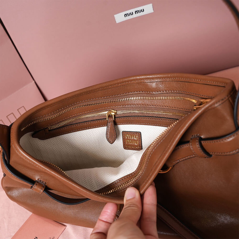 MIUMIU Regular Aventure nappa leather bag(HIGH-END GRADE) - Top Club