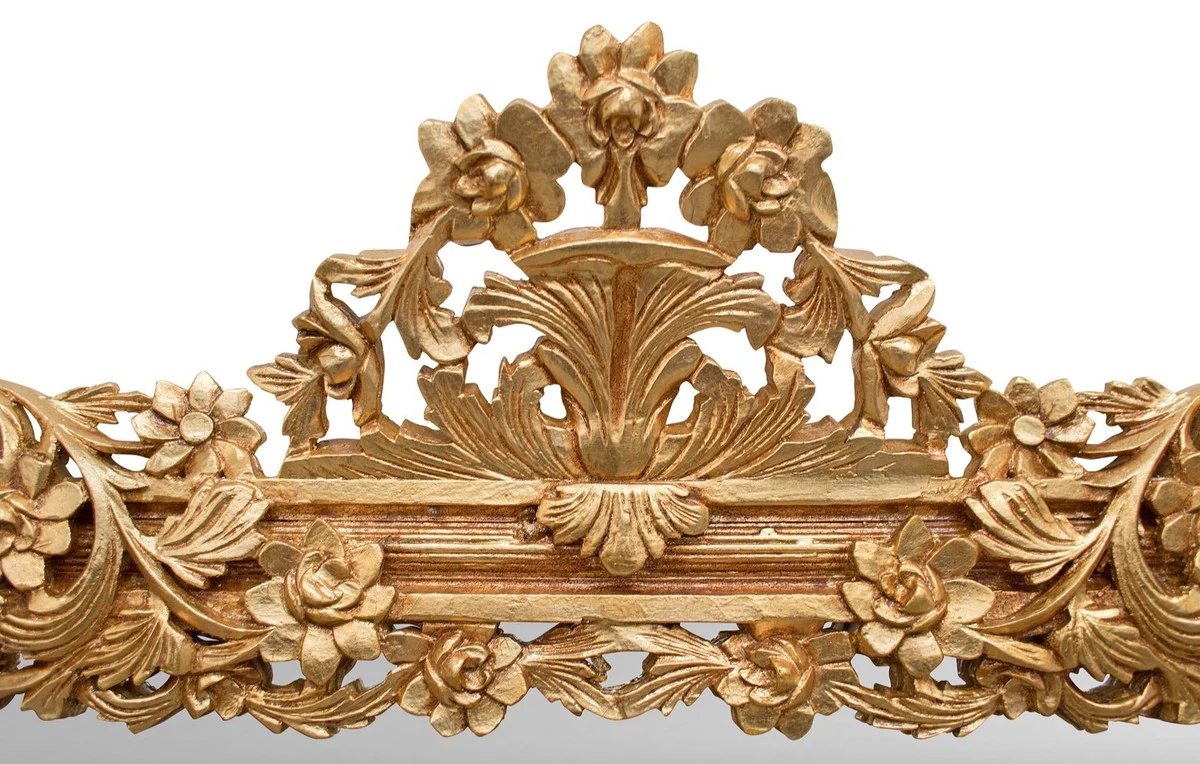 Luxury baroque mirror gold 122 x H. 224 cm - Baroque furniture