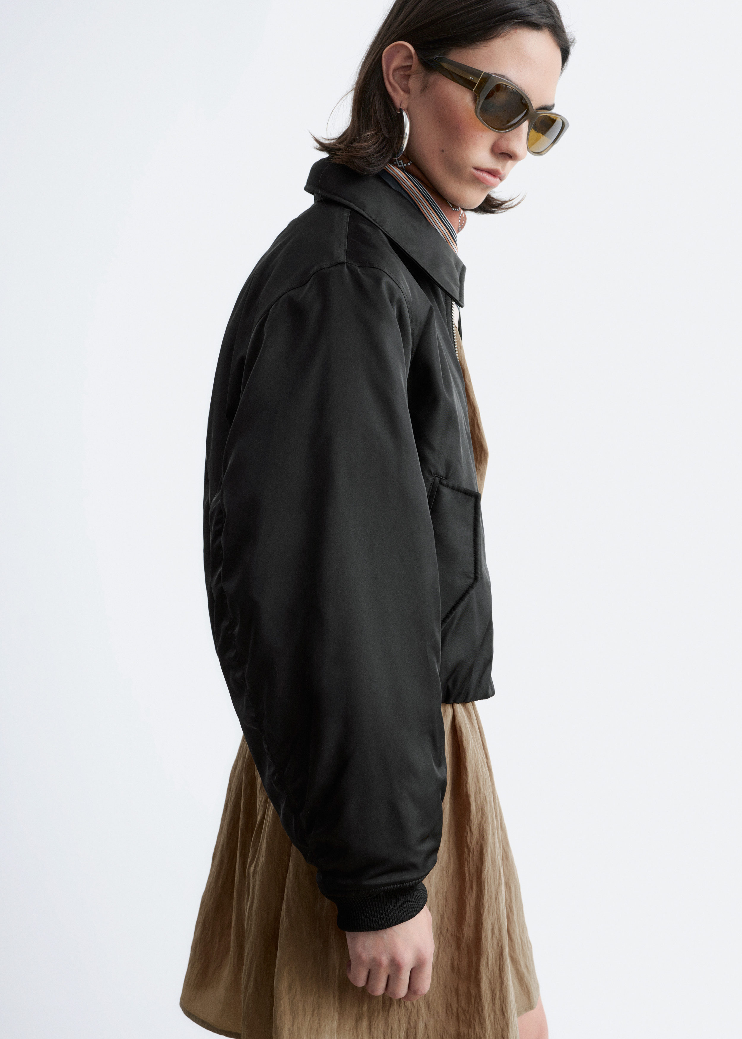 & Other Stories CROPPED BOMBER JACKET