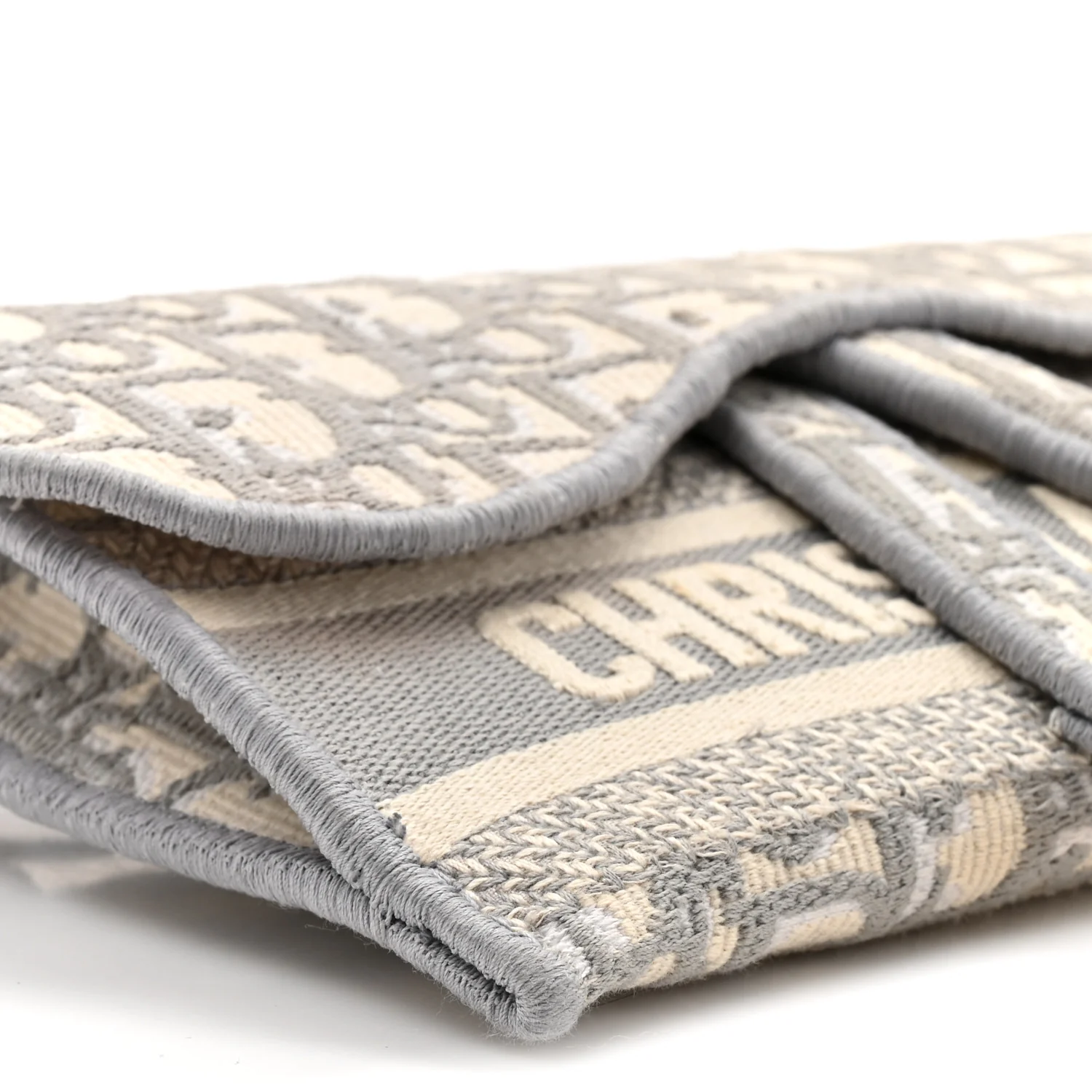 Oblique Slim Saddle Pouch Grey - Top Club