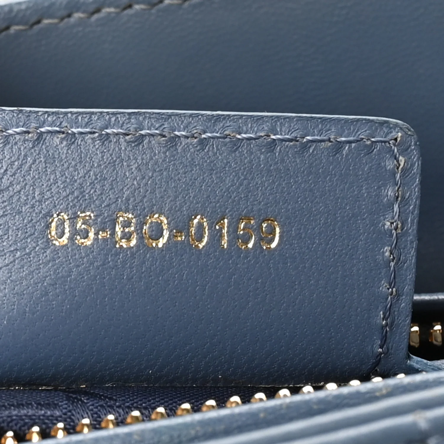 Lambskin Cannage Medium Lady Dior Denim Blue - Top Club