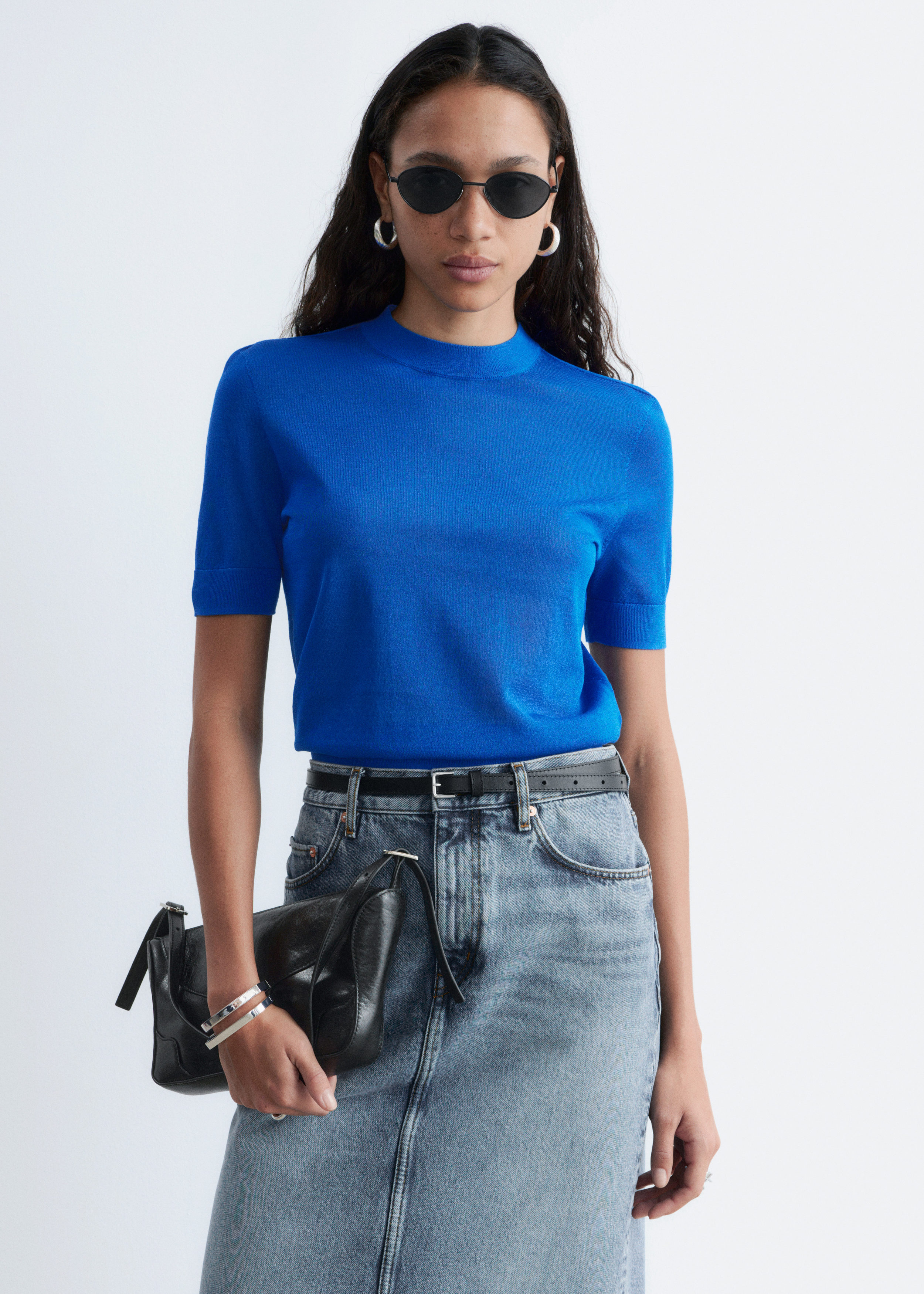 & Other Stories FINE-KNIT T-SHIRT