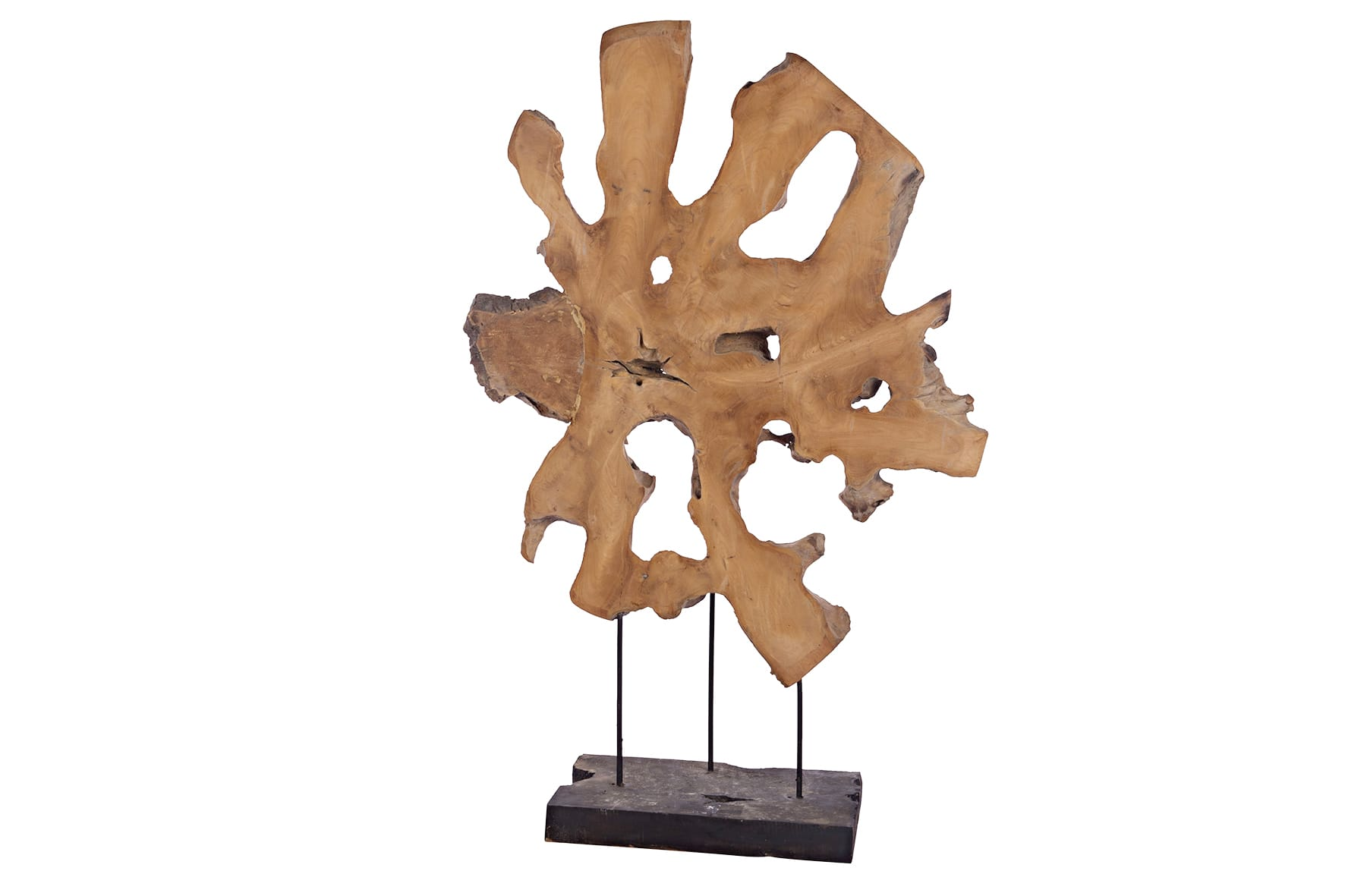 Erosion wood slice on feet