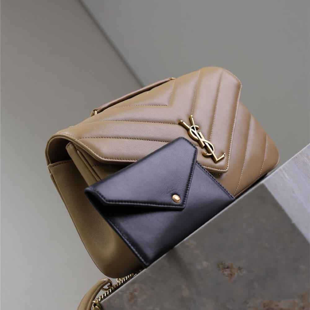 YSL LOULOU medium in MATELASSE lambskin - Top Club