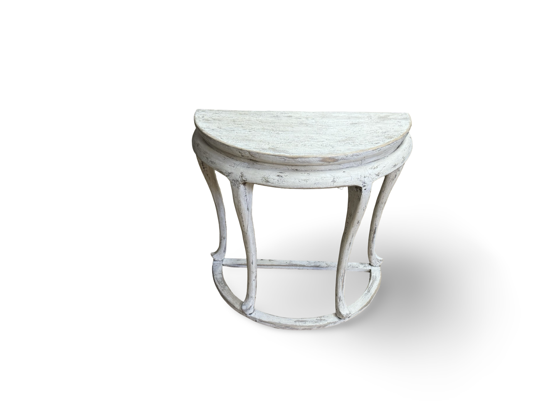 Wandtafel half rond wit uniek