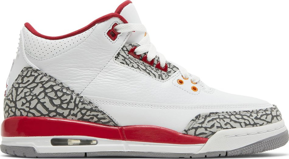 Air Jordan 3 Retro GS  Cardinal Red  398614-126 - Sneaker Replica Workshop