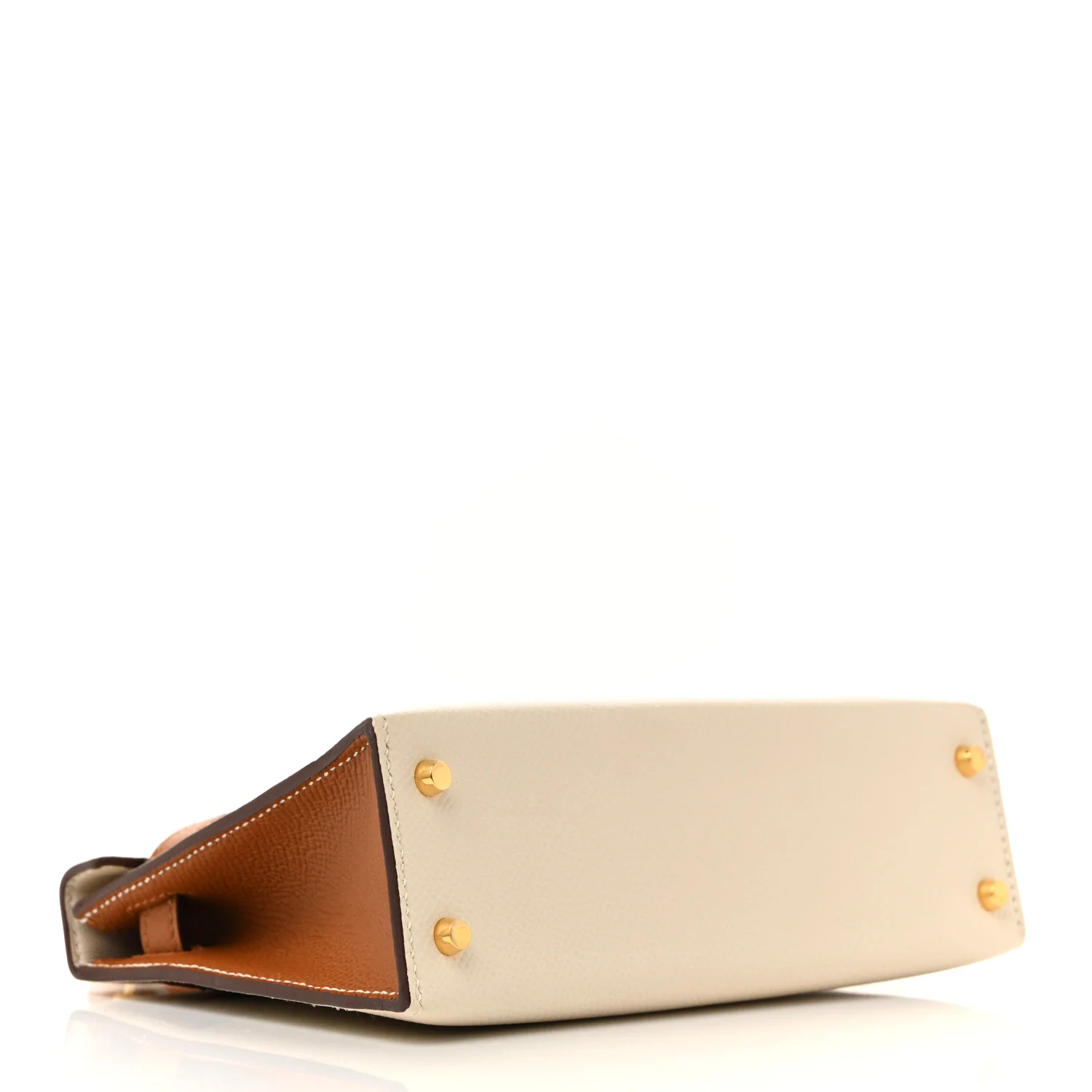 Epsom Horseshoe Mini Kelly Sellier 20 Craie Gold - Top Club