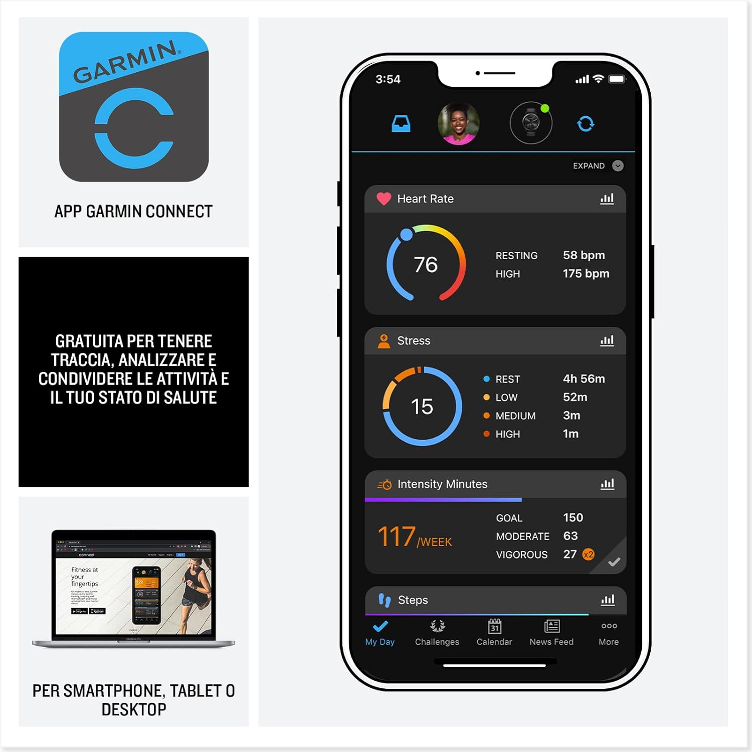 Venu 3S – GPS Fitness