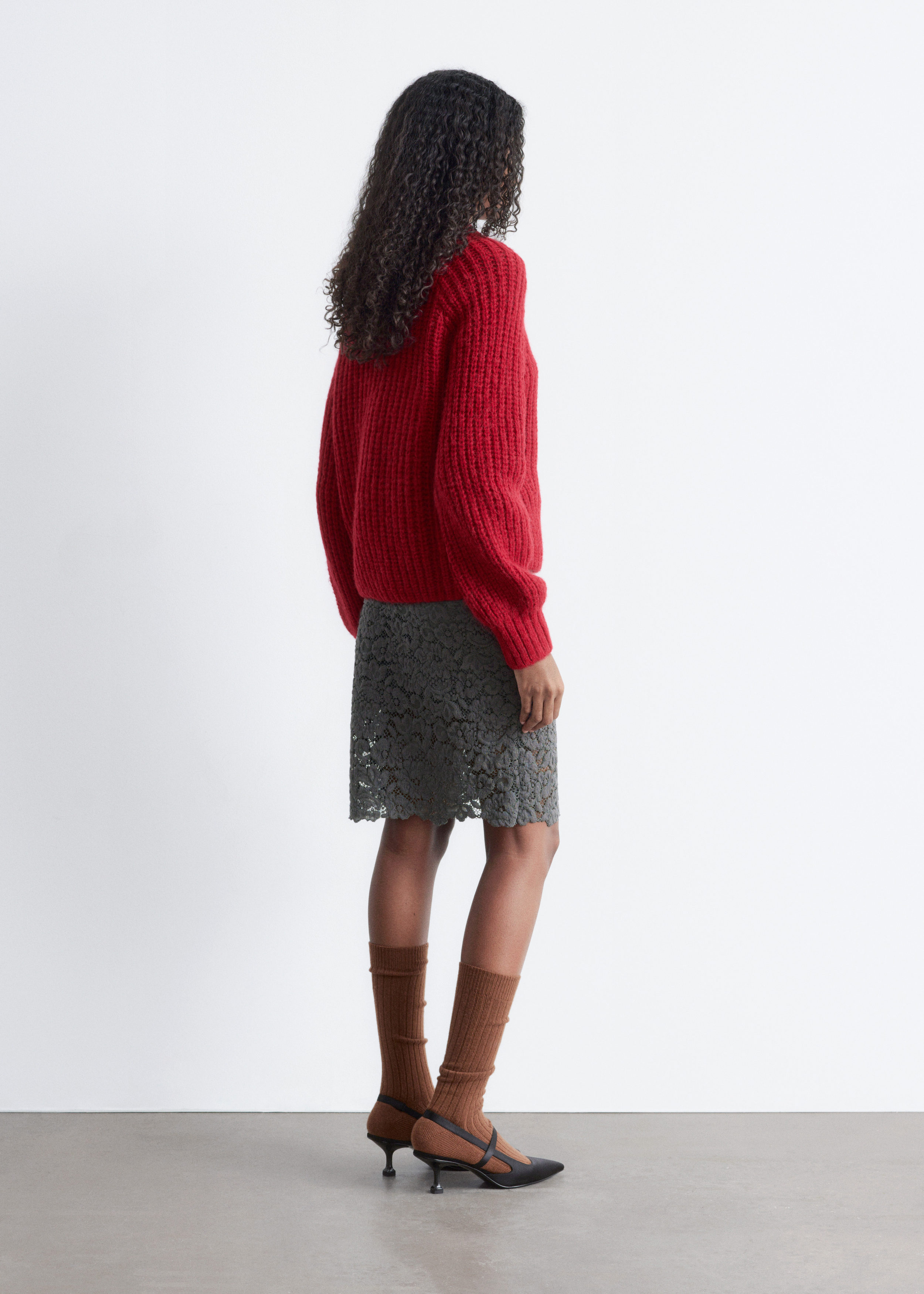 & Other Stories BALLOON-SLEEVE CARDIGAN