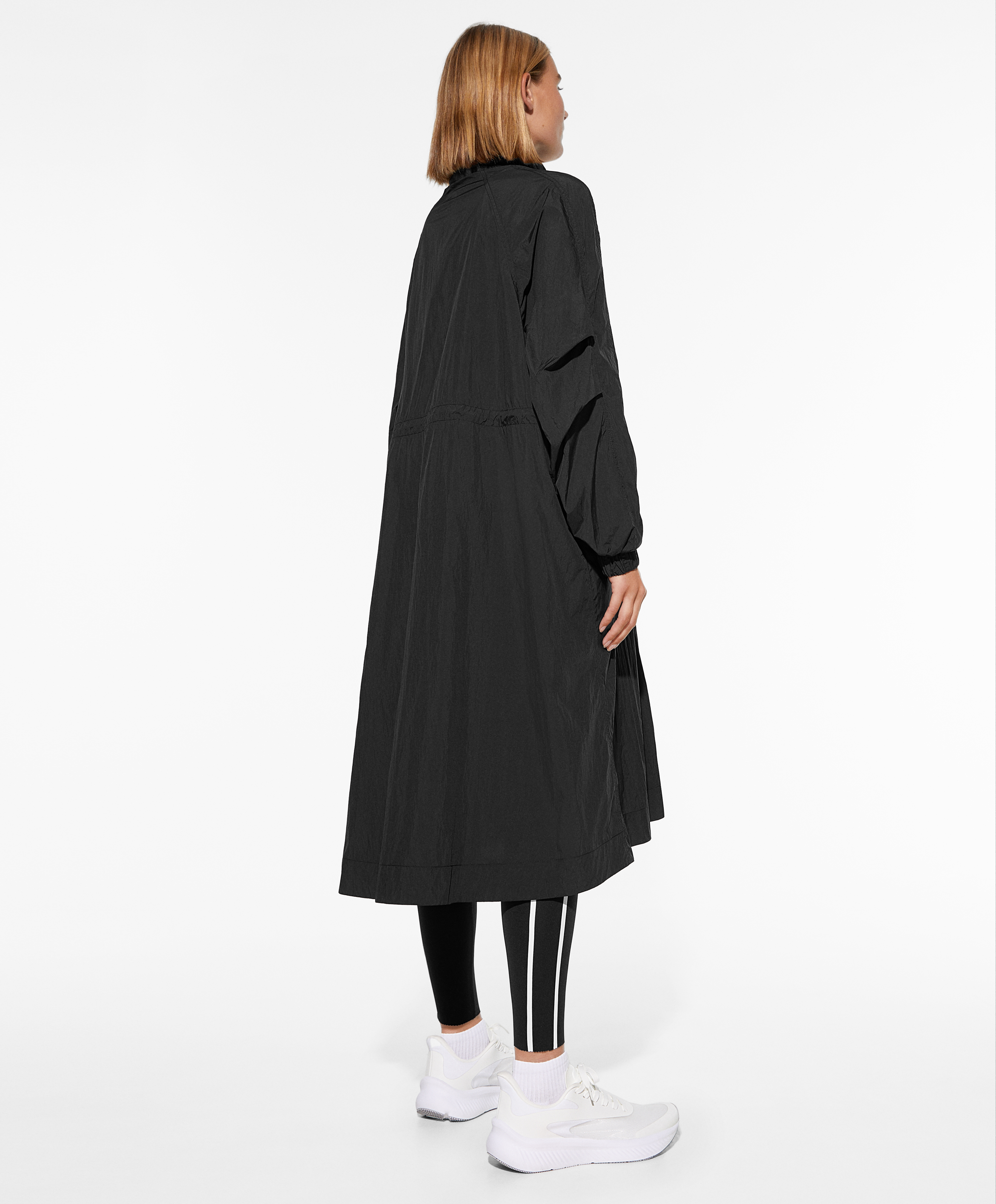 OYSHO Water-repellent midi jacket