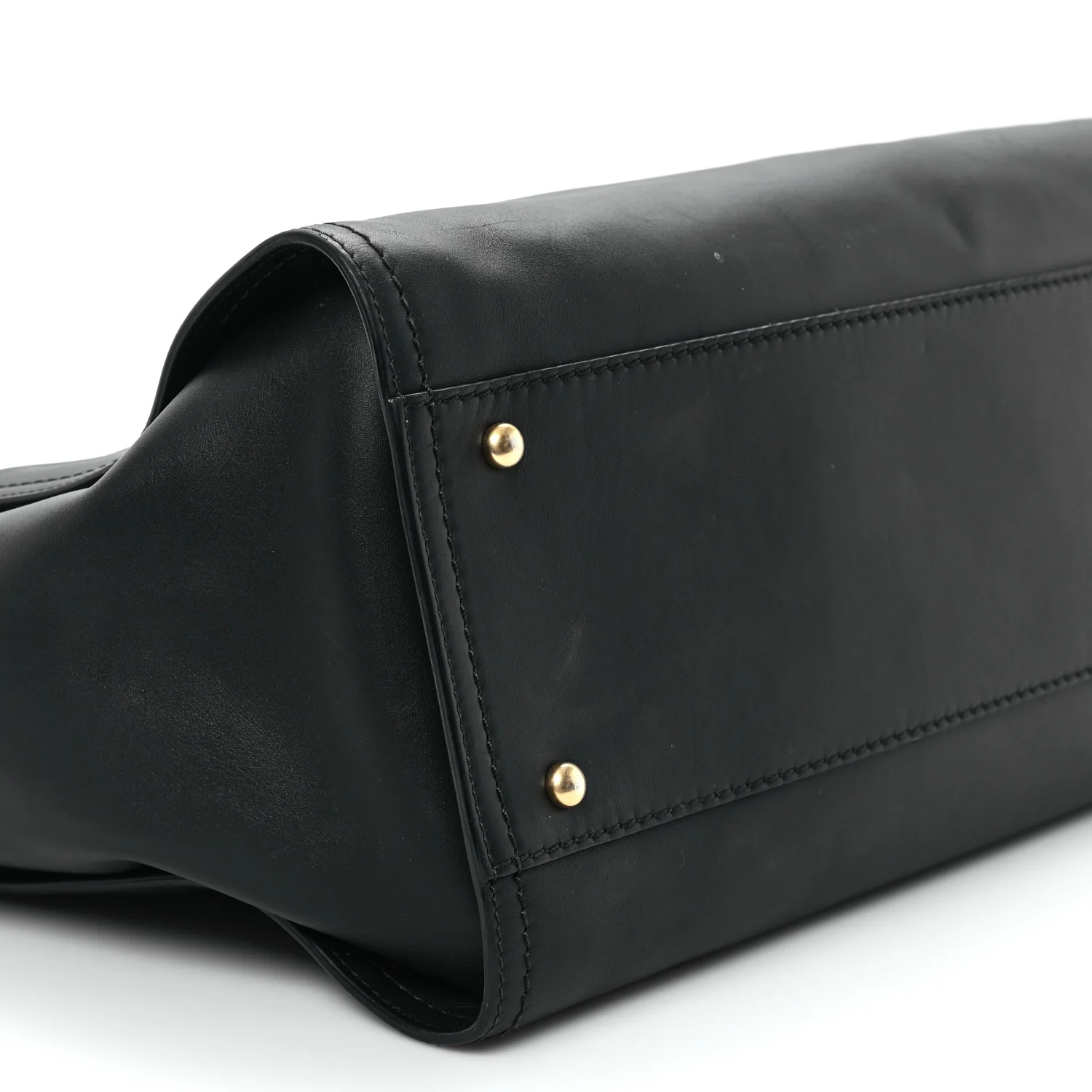 Calfskin Medium Deauville Tote Black - Top Club