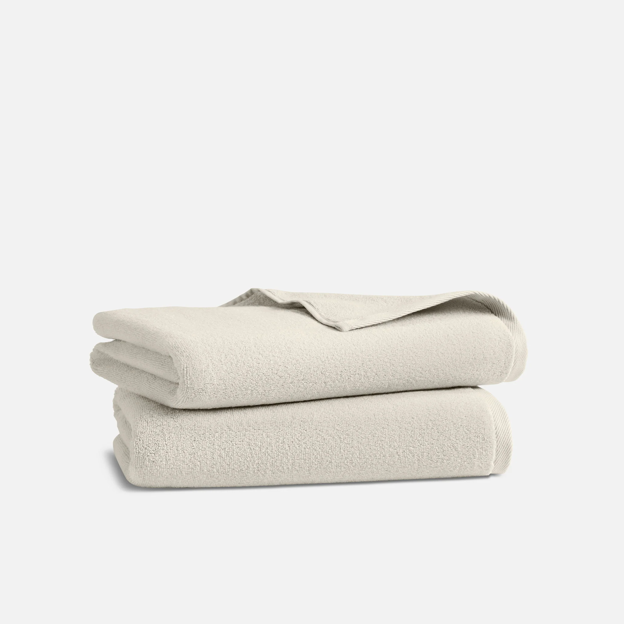 Plush Turkish Cotton Bath Towels Set of 2