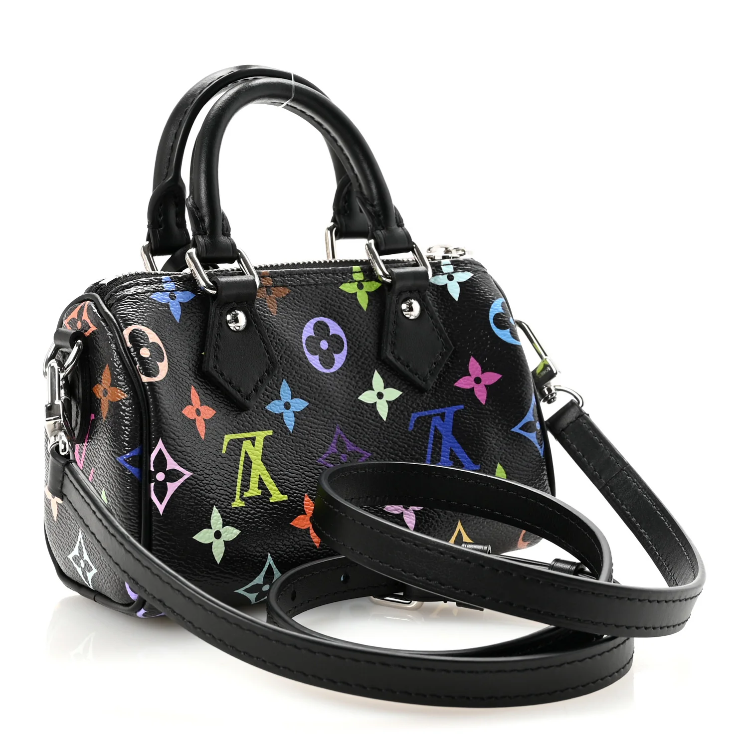 LV X TM Monogram Multicolor Nano Speedy Black - Top Club