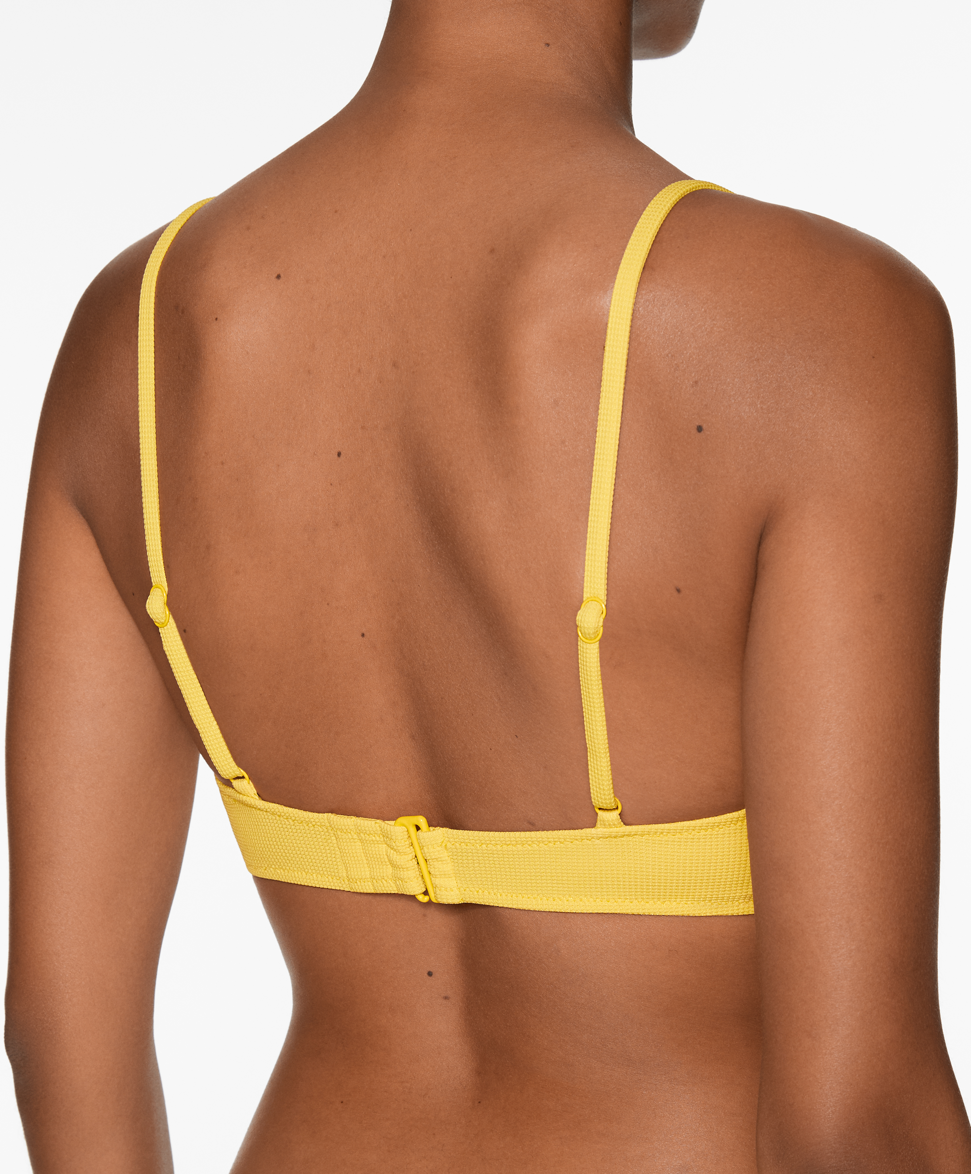 OYSHO Piqué triangle bikini top